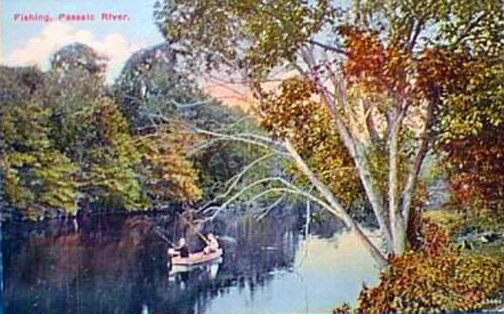 Fishing on the Passaic River